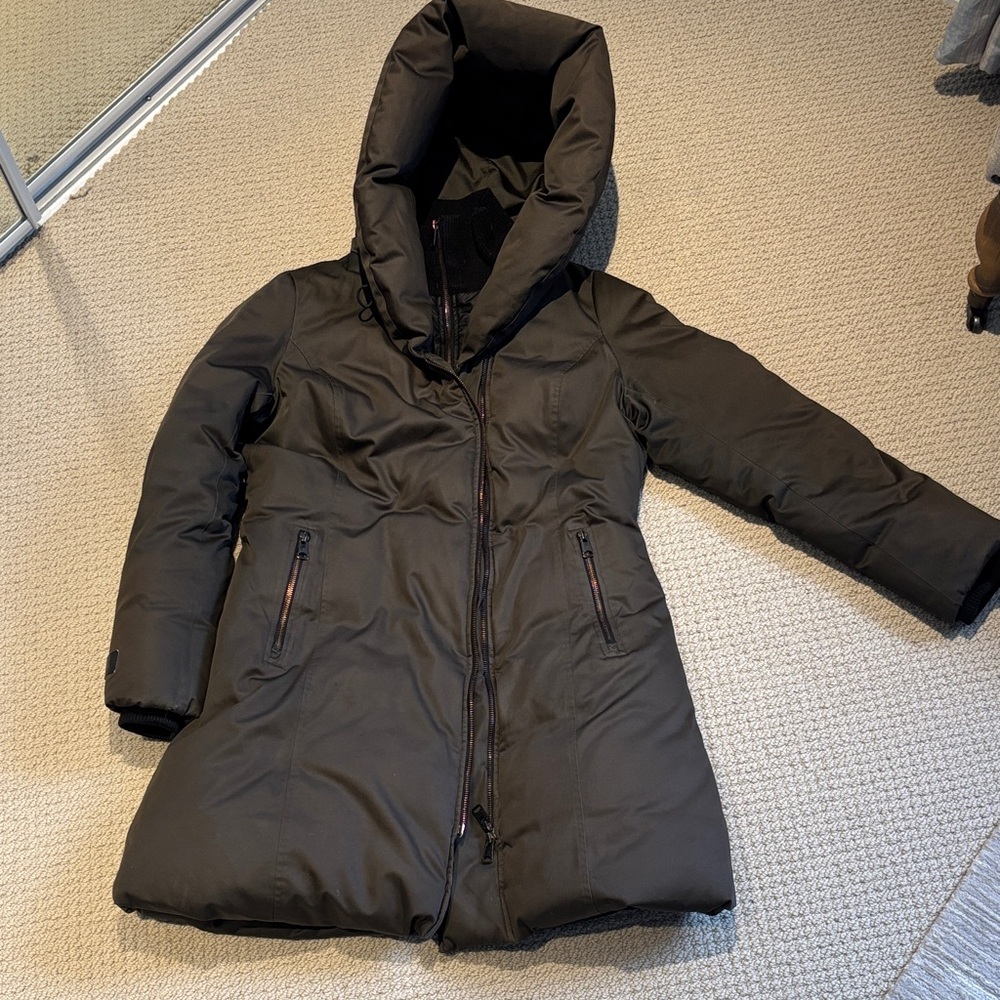 Soia & Kyo Olive Green Down Coat